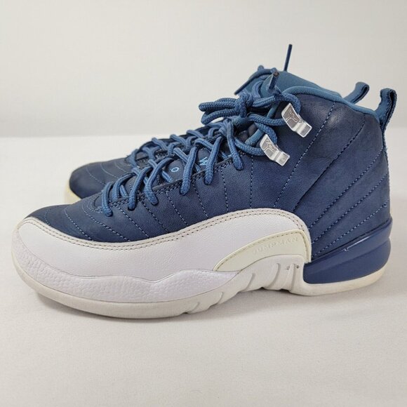 Nike Air Jordan 12 Retro Indigo Sneakers Shoe Size 6.5 Y DB5595-404 SEE PHOTO - Picture 6 of 14